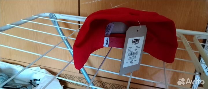 Кепка бейсболка Vans clasik drop V boys.красная фи