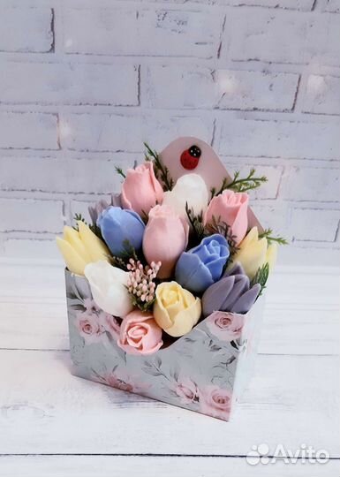 Букеты из мыла ручной работы