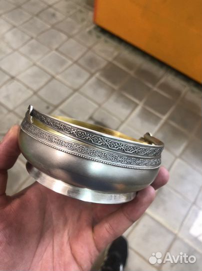 Икорница, конфетница, сахарница СССР серебро