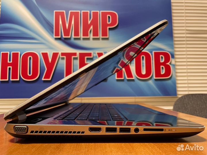 Ноутбук мощный HP / 17 дюймов / ssd / 8gb