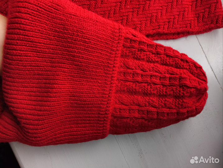 Шарф женский зимний и шапка