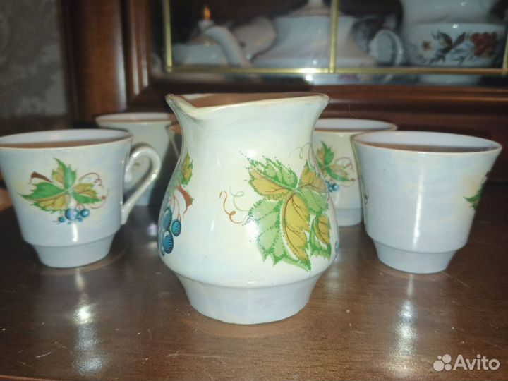 Кофейный сервиз на 5 персон