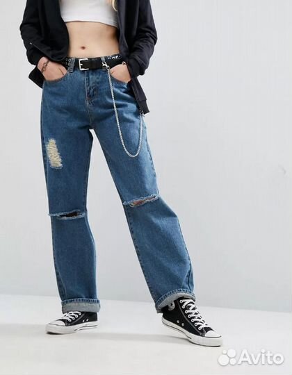 Джинсы оверсайз