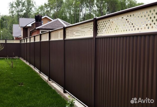 Заборы из профнастила