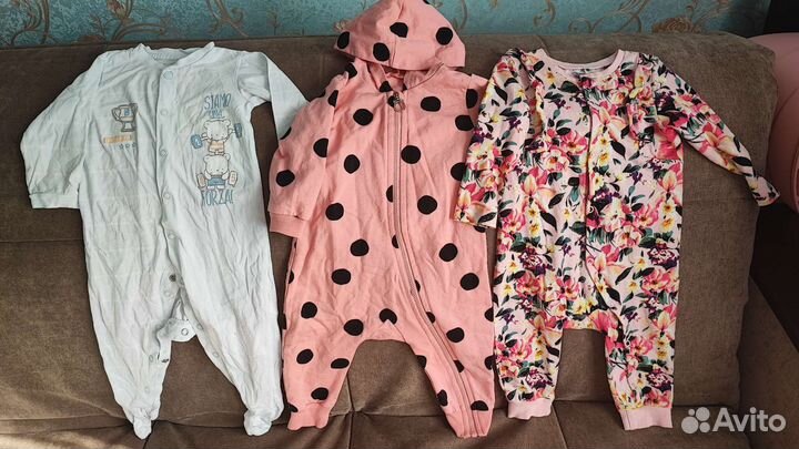 Платья, слипы, комбезы на девочку