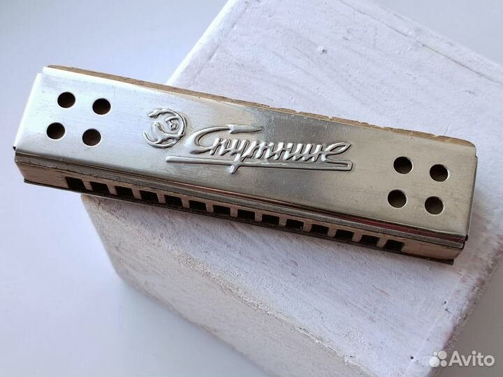 Губная гармошка винтажная СССР
