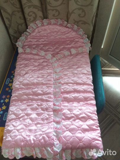 Конверт на выписку летний для девочки