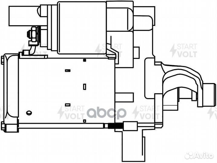 Стартер для а/м VAG A4 (15) /A5 (16) /Q5 (16)