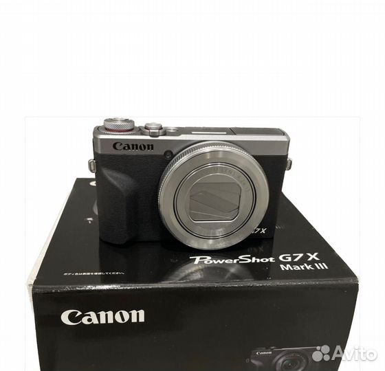 Новый Canon G7x mark iii black / silve