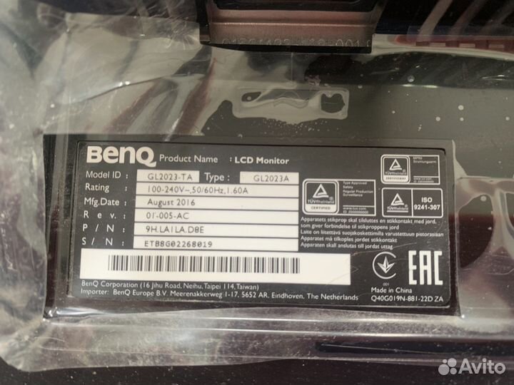 Монитор benq