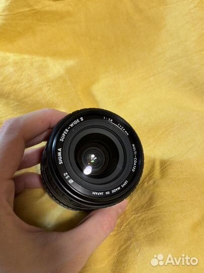 Объектив sigma 24 mm f 2.8 без автофокуса