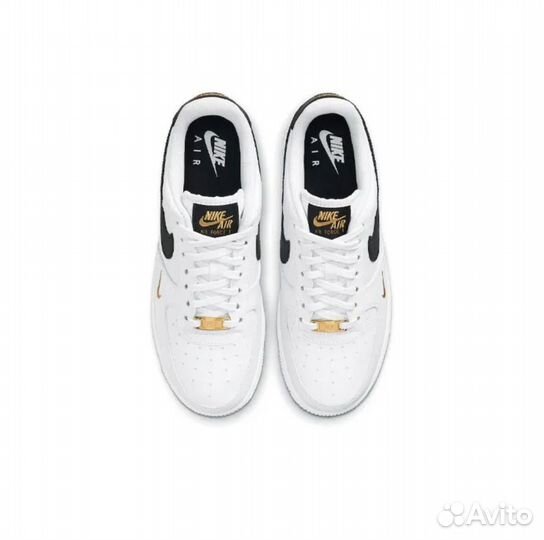 Nike Air Force 1 Low Essential White Black Gold