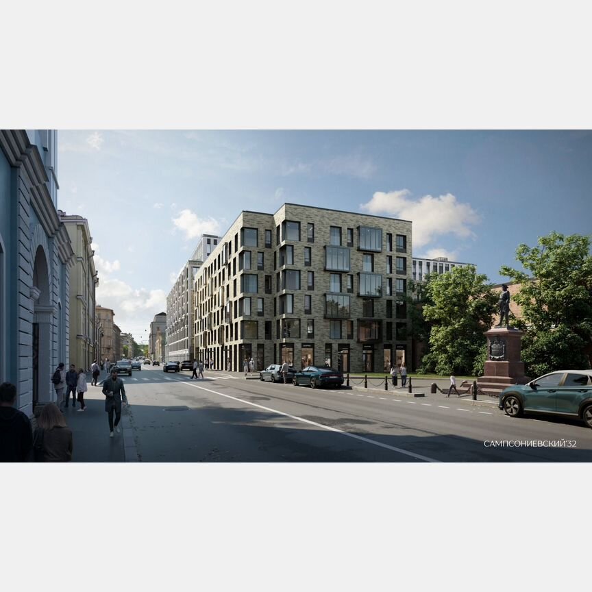 2-к. квартира, 67,5 м², 2/6 эт.