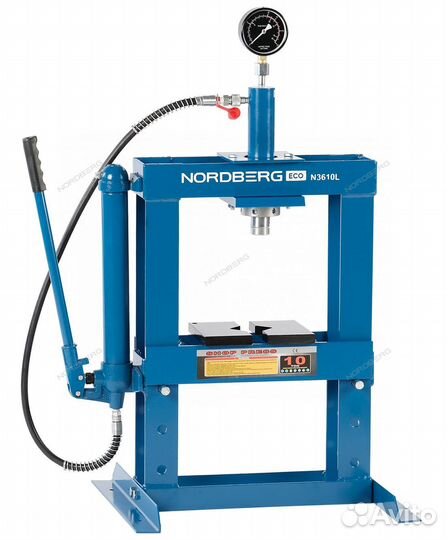 Пресс настольный 10 тонн nordberg N3610L