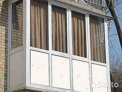 Балкон остекленный под ключ