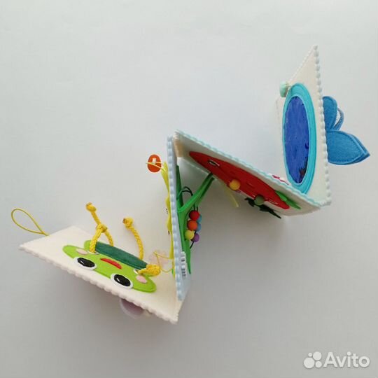 Книжка игрушка из фетра с 6 месяцев