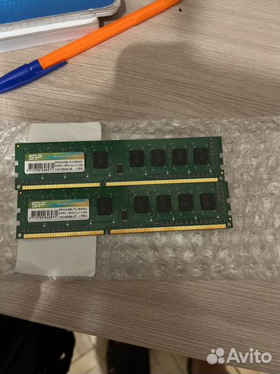 Оперативная память ddr3 два по 4GB