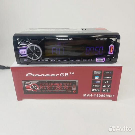 Магнитола Pioneer AUX/Bluetooth/USB