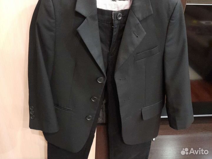 Школьный пиджак черный Германия на девочку 116