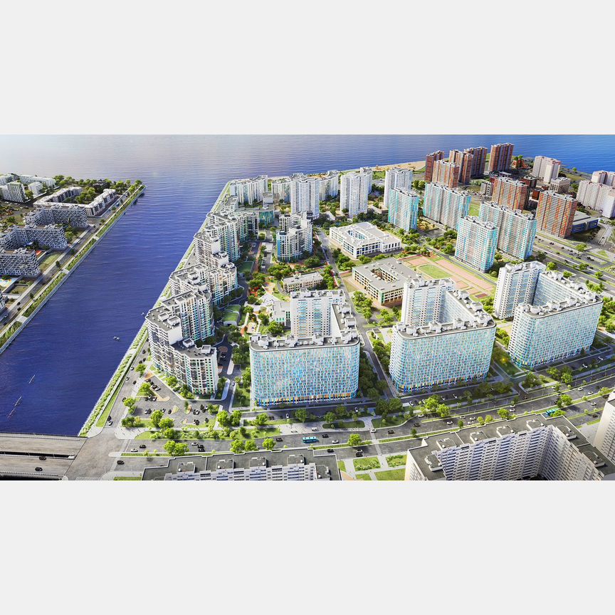 2-к. квартира, 52 м², 2/20 эт.