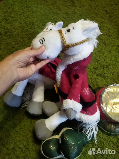 Игрушки мягкие упаковки новогодние