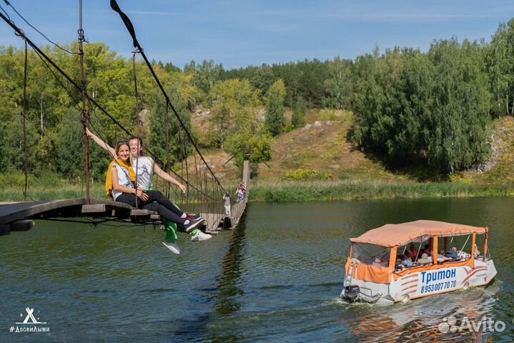 Тур Каньоны Исети на речном трамвае