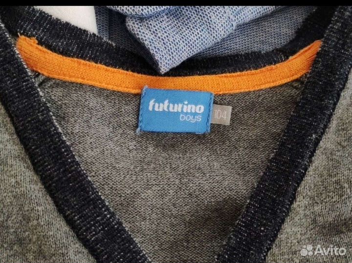 Джемпер рубашка на мальчика 104 пакетом