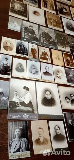 Фотография 19 век антиквариат кабинетная