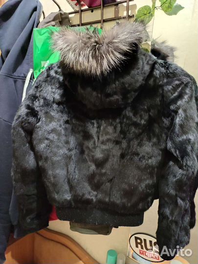 Полушубок на молнии