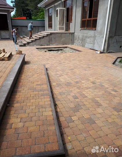 Тротуарная плитка и укладка