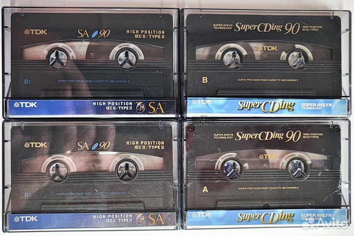 Аудиокассеты Basf chrome TDK SA 90 Sony UX S