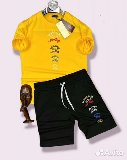 Костюм летний шорты футболка paul shark