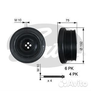 Шкив коленвала BMW 3(E46/E90) /5(E60) /X3(E83)