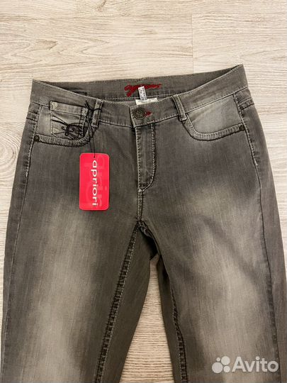 Джинсы женские серые apriori