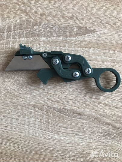 Нож складной ручной работы