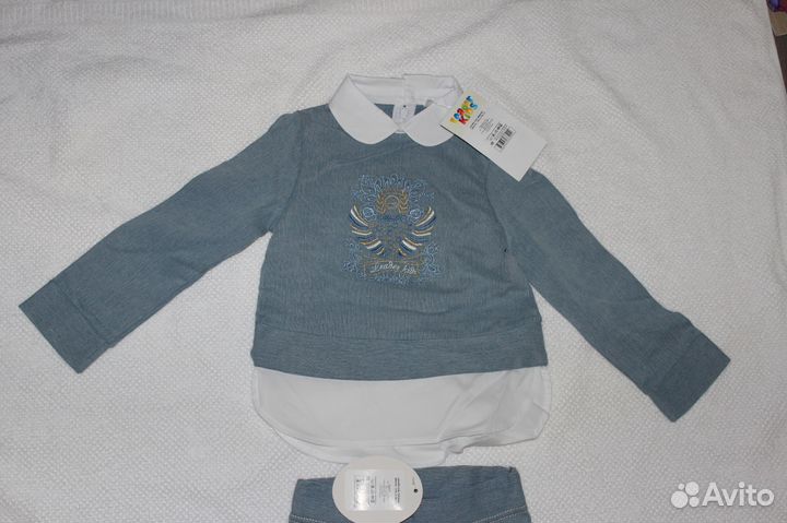 Комплект Костюм джинсовый Новый р. 98 - 104