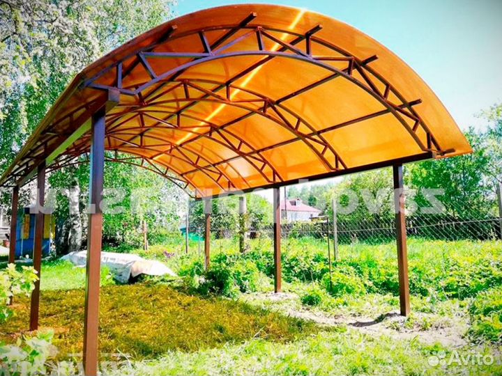 Установка навеса под ключ