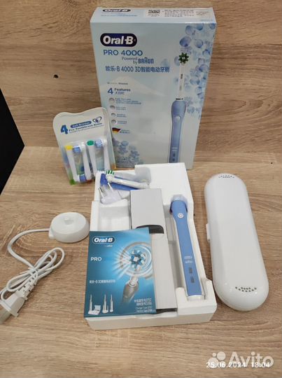 Зубная щетка Oral B Pro 4000 3D Smartseries Light