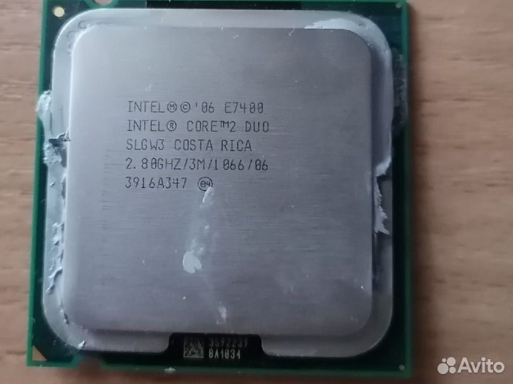 Процессор intel core 2 duo