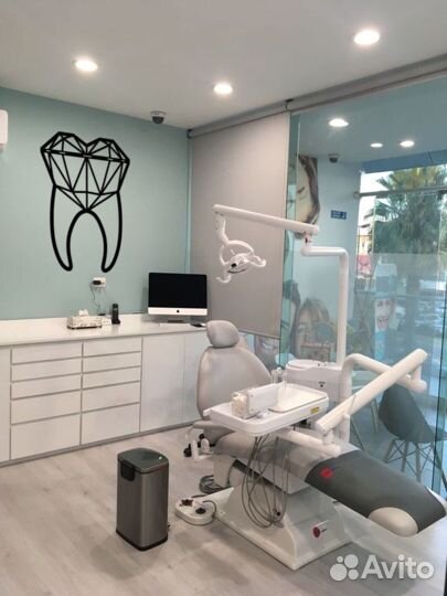 Декор для стоматологии часы