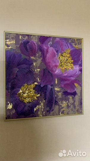 Картина пионы