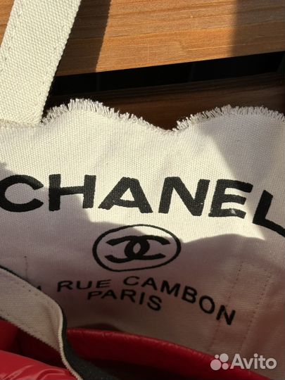 Сумка шоппер Chanel джинса