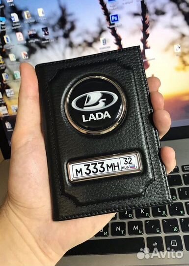 Обложка для документов / Натуральная кожа