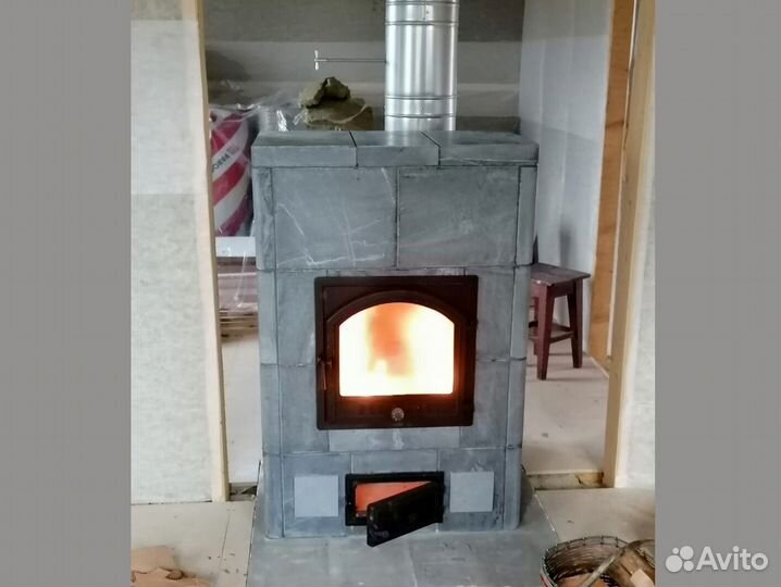 Печь камин талькомагнезит