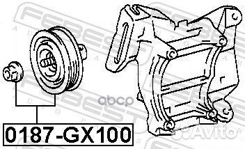 Ролик натяжной Toyota Avensis 1.6-1.8i 97/Carina