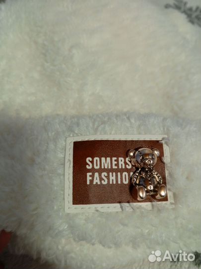 Шапка с ушками Тедди