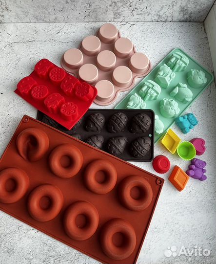 Силиконовые формы для выпечки и шоколада