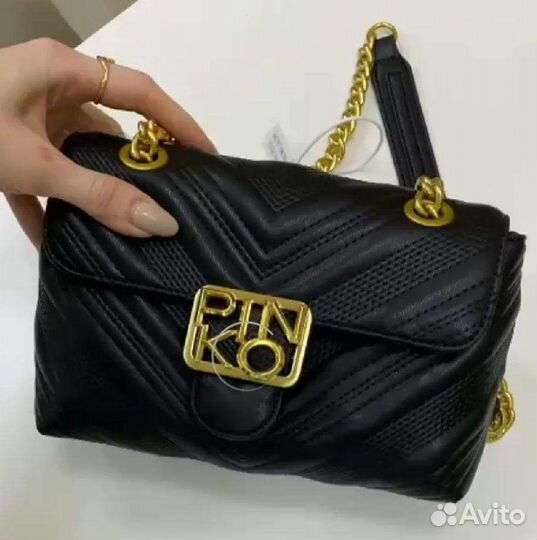 Сумка кожа Pinko