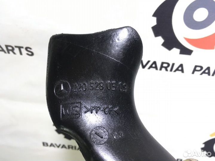 Впускная труба, подвод воздуха левая Mercedes S