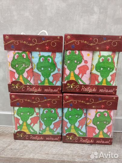 Полотенца новогодние наборы